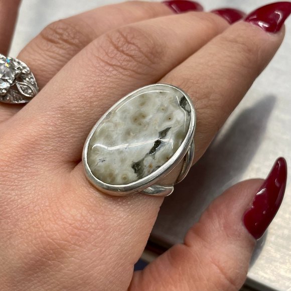 STERLING SILVER SIZE 7 - Picture 1 of 5